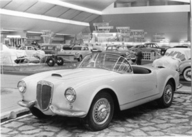 Lancia Aurelia GT 2500 Spider America (1955) - am Autosalon von Brüssel im Winter 1955