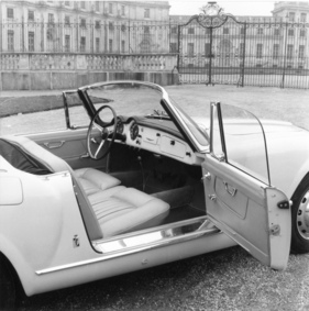 Lancia Aurelia GT Convertible (1957) - das auf den Spider folgende Cabriolet gab sich auch im Innenraum deutlich komfortabler