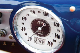 Lancia B52 Vignale Coupé (1952) - Tacho bis 160 km/h