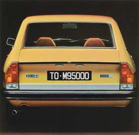 Lancia Beta Berlina 1600 (1977) – Heckansicht