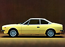 Lancia Beta Coupé (1977) - elegante Coupé-Silhouette - Abbildung aus einem Verkaufsprospekt