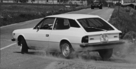 Lancia Beta HPE (1975) - flott unterwegs auf Testfahrt