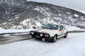 Lancia Beta Monte-Carlo (1978) an der Rallye Monte Carlo Historique 2015