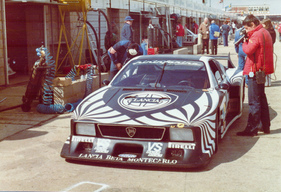 Lancia Beta Montecarlo Turbo (Chassis #1001 (Dallara)) (1979) - 6 Stunden Silverstone 1979 - mit Walter Röhrl und Riccardo Patrese (I) (1979)