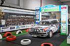 Lancia Delta HF Integrale (1990) auf der simulierten Zieldurchfahrt – Bremen Classic Motorshow 2024 (1990)