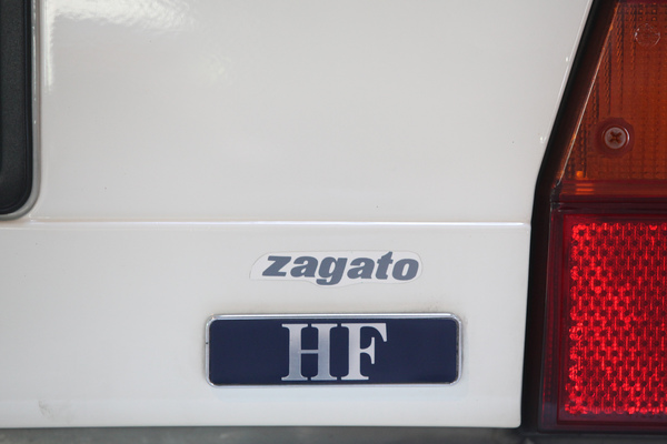 Lancia Delta HF Turbo "Zagato" (1985) - Zagato-Kleber auf dem Heck