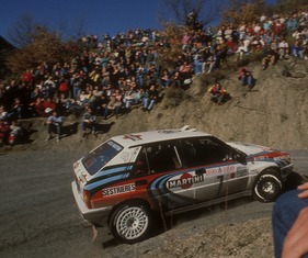 Lancia Delta Integrale 16 V - Auriol und Occelli gewinnen die Rallye Monte Carlo 1990