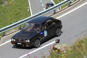 Lancia Delta Integrale (1989) - bei der Überquerung des Flüelapasses an der Passione Engadina 2019