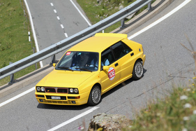 Lancia Delta Integrale (1992) - bei der Überquerung des Flüelapasses an der Passione Engadina 2019