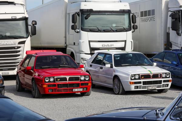 Lancia Delta Integrale (1994) - in Rot und Weiss - 8. Lägern Classic 2025