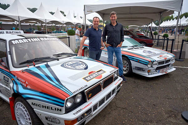 Lancia Delta Integrale Evoluzione (1991) – im Martini-Partnerlook mit einem Lancia Rally 037