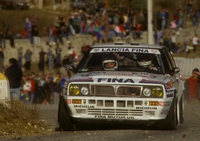 Lancia Delta Integrale - Lancia Delta Integrale an der Monte Carlo Rallye 1990