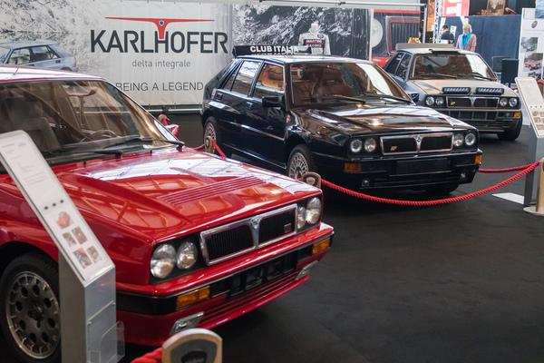 Lancia Delta Integrale am Stand von Karlhofer - Motorworld Classics Bodensee 2018