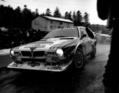 Lancia Delta S4 - Toivonen rast auf Lancia Delta S4 Gruppe B über eine Sonderprüfung der Rallye Monte Carlo 1986