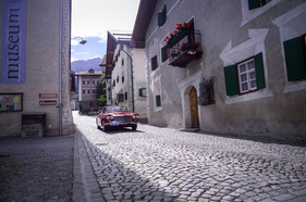 Bild Lancia Flaminia Spider (1961) - an der Passione Engadina 2013 - Raduno Internationale Di Auto Storiche Italiane