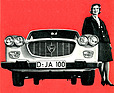 Image: Lancia Flavia (1961) - front-wheel drive, boxer engine and disc brakes