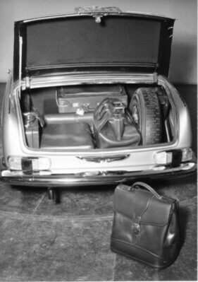 Lancia Flavia Coupé (1962) – geräumiger Kofferraum trotz vollwertigem Ersatzrad