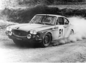 Lancia Flavia Coupé (1965) – Claudine Bouchet und Marie-Claude Beaumont bei der "Rally dei Fiori' in Sanremo 1965