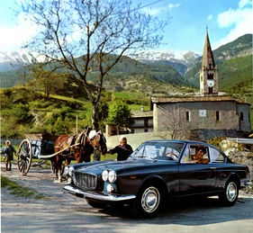 Lancia Flavia Coupé (1967) - das Leben ist schön - aus einem Verkaufsprospekt