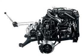 Lancia Fulvia 1600 HF (1972) - Motor, Getriebe und Vorderradaufhängung