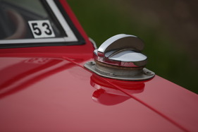 Lancia Fulvia 1600 HF Fanalone (1970) - rennmässiger Tankverschluss