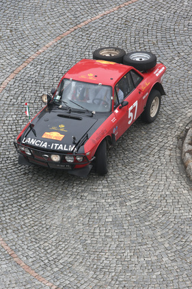 Lancia Fulvia (1971) - an der Rallye Peking-Paris 2013 - Sonderprüfung Tremola Tag 31