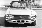 Lancia Fulvia Coupé 1,6 HF (1970) - auch die Serie-2-HF kommt ohne Stosstangen aus, wenn sie nicht in der Version "Lusso" bestellt wird