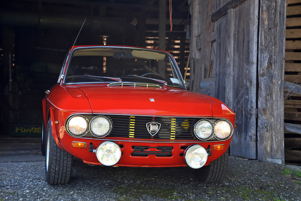Bild: Lancia Fulvia Coupé 1600 HF "Fanalino" (1971) - als Lot 07 an der Versteigerung der Oldtimer Galerie auf dem Dolder am 16. Juni 2018