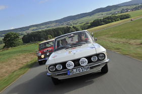 Lancia Fulvia Coupé (1972) - am fünften Tag der Creme21 2015 auf der Etappe Nürnberg-Leipzig (1972)