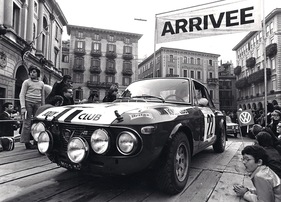 Lancia Fulvia HF (1974) - Start und Ziel der Rallye di Lugano war 1974 auf der Piazza della Riforma mitten in Lugano