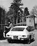 Lancia Fulvia Sport 1.3 (1967) - das Heckfenster konnte motorisch für bessere Durchlüftung einen Spalt breit geöffnet werden