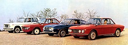 Lancia Fulvia Sport 1.3 (1967) - inmitten der ganzen Fulvia-Familie mit Limousine, HF und Coupé