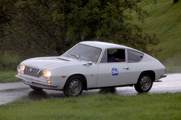 Lancia Fulvia Sport (1966) am Michaelskreuzrennen 2011 (Startnummer 264)