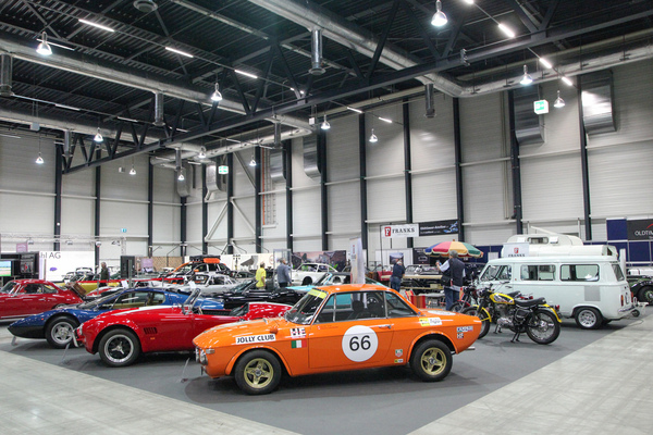 Image: Lancia Fulvia on the stand of Franks Originale - Swiss Classic World Lucerne 2021