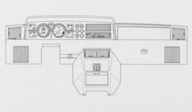 Lancia Gamma (1976) – Armaturenbrett