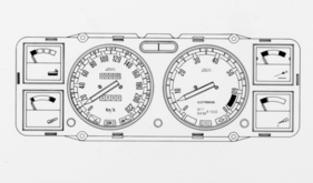 Lancia Gamma (1976) – Instrumente