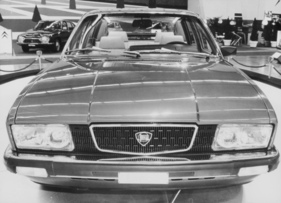 Lancia Gamma Berlina (1976) – auf dem Genfer Autosalon 1976