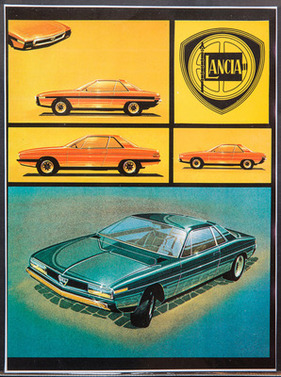 Lancia Gamma Coupé (1975) - Enwürfe von Aldo Brovarone