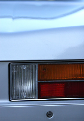 Lancia Gamma Coupé 2500 I.E. (1982) - Schloss zum Kofferraum asymmetrisch angeordnet (1982)