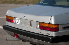 Lancia Gamma Coupé 2500 I.E. (1982) - gut zu sehen die beiden "Brüche" im Heckdeckel (1982)