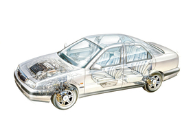 Lancia Kappa (1994) - Transparent drawing (1994)