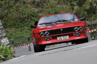 Lancia Rally 037 Stradale (1982) mit Startnummer 123 am Bergrennen Arosa ClassicCar 2011