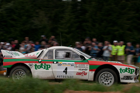 Lancia Rallye 037 Gruppe B (1984) in der VIP Fahrer Gruppe am Eifel Rallye Festival 2013