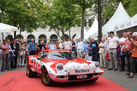 Lancia Stratos (1974) - lieber auf Rallye-Pisten fahrend als auf roten Teppichen - am ZCCA 2016
