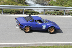 Lancia Stratos (1976) - bei der Überquerung des Flüelapasses an der Passione Engadina 2019