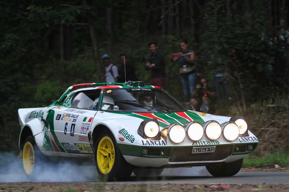 Lancia Stratos Gruppe 4 (1977) am Eifel Rallye Festival 2015 - Auszeichnung «Champion‘s Choice»