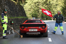 Lancia Stratos HF Stradale (1976) an der Arosa ClassicCar 2013 - Arosa Classic Trophy