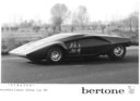 Lancia Stratos HF Zero (1970) - zeitgenössische Aufnahme der Presseabteilung von Bertone