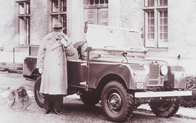 Bild Land Rover (1950) - Winston Churchill und sein Land Rover