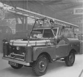Land-Rover (1950) - als Mehrzweckfahrzeug, z.B. für den Feuerwehreinsatz - Genfer Autosalon 1950
